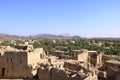 Bahla city in Oman view from Bahla fort Royalty Free Stock Photo