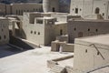 Bahla Fort Oman with man Royalty Free Stock Photo