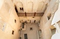 View from above inside the Jabreen Castle in Bahla, Oman Royalty Free Stock Photo