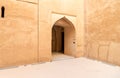 View inside the Jabreen Castle in Bahla, Oman Royalty Free Stock Photo