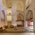 Imam`s Suite in Jabrin Castle, Bahla, Oman Royalty Free Stock Photo