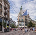 Bahnhofstrasse street in Zurich