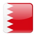 Bahrain Flag Vector Square Icon Royalty Free Stock Photo