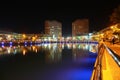 Bahrain Skyline at nite 3 Royalty Free Stock Photo