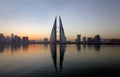 Bahrain Skyline during sunrise