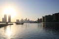 Bahrain Sunset Skyline Manama