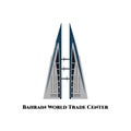 The Bahrain World Trade Center. Twin tower complex in the capital Manama. This is impressive building. Must see when visiting