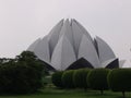 The BahÃÂ¡\'ÃÂ­ House of Worship in Delhi, India, popularly known as the Lotus Temple Royalty Free Stock Photo