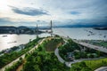 Bai Chay bridge in Ha Long city, Quang Ninh province, Vietnam