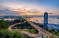 Bai Chay bridge in Ha Long city, Quang Ninh province, Vietnam