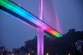 Bai Chay Bridge at Night