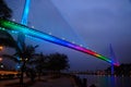 Bai Chay Bridge at Night