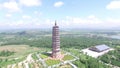 Bai dinh pagoda - Aerial view of Highest Buddhist temple in Asia