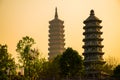 Bai Dinh Pagoda - The biggiest temple complex in Vietnam, Trang An, Ninh Binh Royalty Free Stock Photo