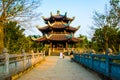 Bai Dinh Pagoda - The biggiest temple complex in Vietnam, Trang An, Ninh Binh Royalty Free Stock Photo
