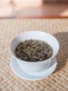 Bai Hao Yin Zhen White Hair Silver Needle white tea Royalty Free Stock Photo