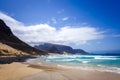 Baia das Gatas beach on Sao Vicente Island, Cape Verde Royalty Free Stock Photo