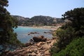 Baia Sardinia foreshortening Royalty Free Stock Photo