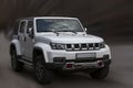 BAIC BJ40 white car. Royalty Free Stock Photo