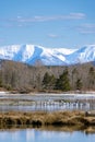 Baie de Cap-Chat spring canadian landscape, GaspÃ©sie, QuÃ©bec, Canada