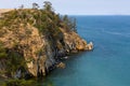 Baikal, the coast of Olkhon island near the village of Khuzhir Royalty Free Stock Photo