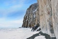 Baikal. The hummocks in front of cape Sagan Zaba