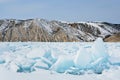 Baikal. The hummocks in front of cape Sagan Zaba