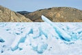 Baikal. The hummocks in front of cape Sagan Zaba