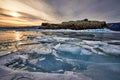 Baikal Lake in winter