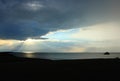 Baikal and sunbeams