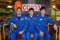 Astronauts Kjell Lindgren, Oleg Kononenko and Kimiya Yui