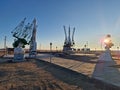 Baikonur Cosmodrome Royalty Free Stock Photo