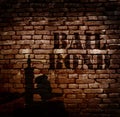 Bail bond brick Royalty Free Stock Photo