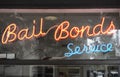 Bail bond sign Royalty Free Stock Photo