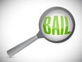 bail magnify search illustration design