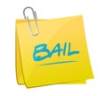 bail memo post illustration design