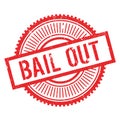 Bail out stamp Royalty Free Stock Photo