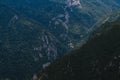 Baile Herculane Hotel Roman seen from above in summer season Royalty Free Stock Photo