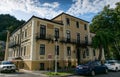 Baile Herculane, Romania. August, 16, 2019- a very old hotel but recently renovated. The 4-star hotel, Versay