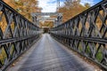 An old Bailey bridge in Belgium