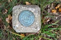 Geodedic survey marker for the Joint Commission for Minnesota, Wisconsin and