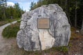 Landmark plaque for the Ridges Sanctuary Tofts Point Mud Lake Area Natural Landmar