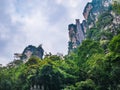 Bailong elevator of Zhangjiajie National Forest Park in Wulingyuan District Zhangjiajie City China