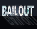 Bailout Dollars Means United States And Bailing