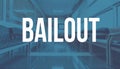 Bailout theme with a medical waiting room background