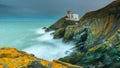 Sunset The Baily Lighthouse, Howth. co. Dublin Ireland Royalty Free Stock Photo