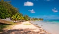 BAIN BOEUF Mauriutius. Beautiful beach in northern Mauritius. Coin de Mire, Royalty Free Stock Photo