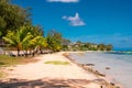 BAIN BOEUF Mauriutius. Beautiful beach in northern Mauritius. Coin de Mire, Royalty Free Stock Photo
