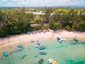 BAIN BOEUF Mauriutius. Beautiful beach in northern Mauritius. Coin de Mire,