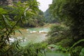 baining river scenery of Huangguoshu waterfalls -Anshun, Guizhou, China.